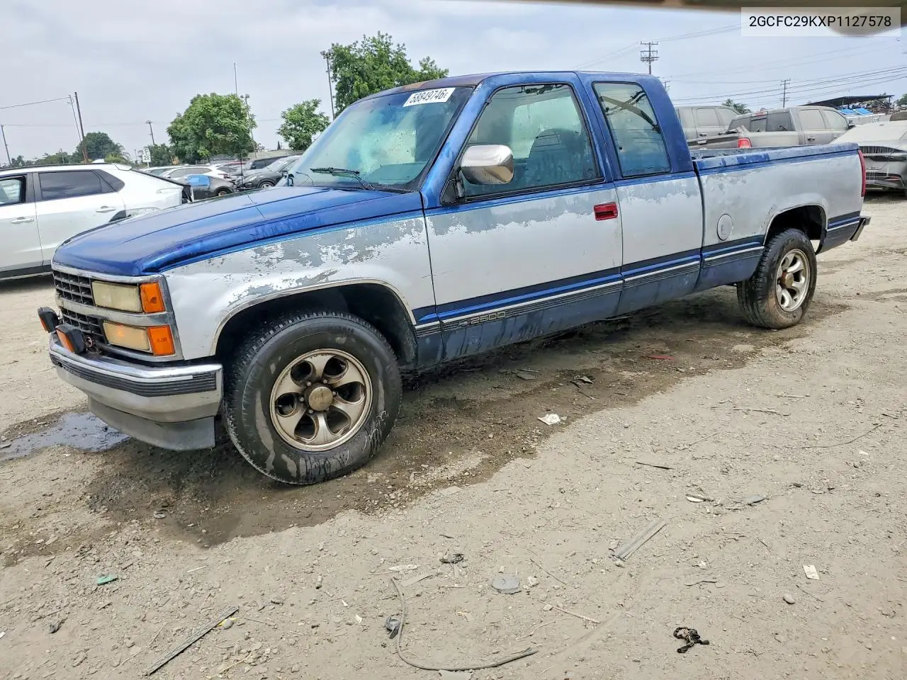 1993 Chevrolet Gmt-400 C2500 VIN: 2GCFC29KXP1127578 Lot: 58849746