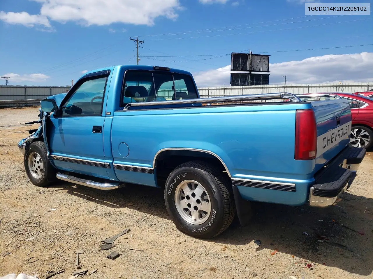 1994 Chevrolet Gmt-400 C1500 VIN: 1GCDC14K2RZ206102 Lot: 51777466