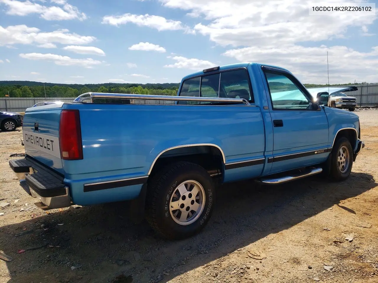 1994 Chevrolet Gmt-400 C1500 VIN: 1GCDC14K2RZ206102 Lot: 51777466