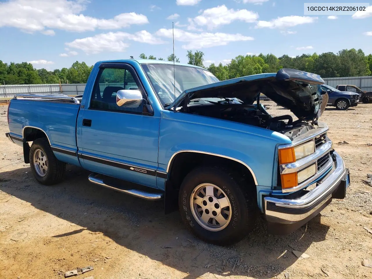 1994 Chevrolet Gmt-400 C1500 VIN: 1GCDC14K2RZ206102 Lot: 51777466