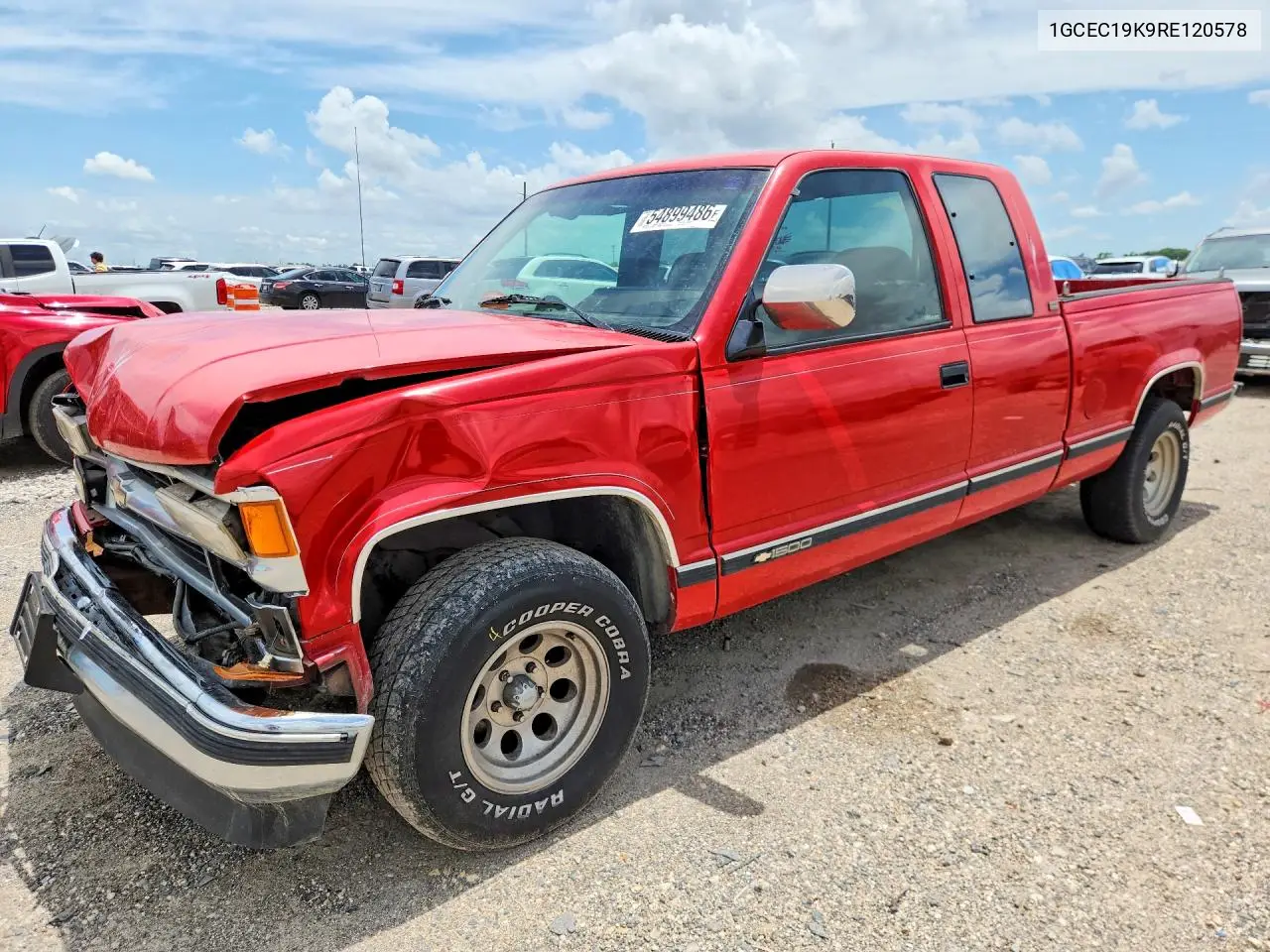 1994 Chevrolet Gmt-400 C1500 VIN: 1GCEC19K9RE120578 Lot: 54899486