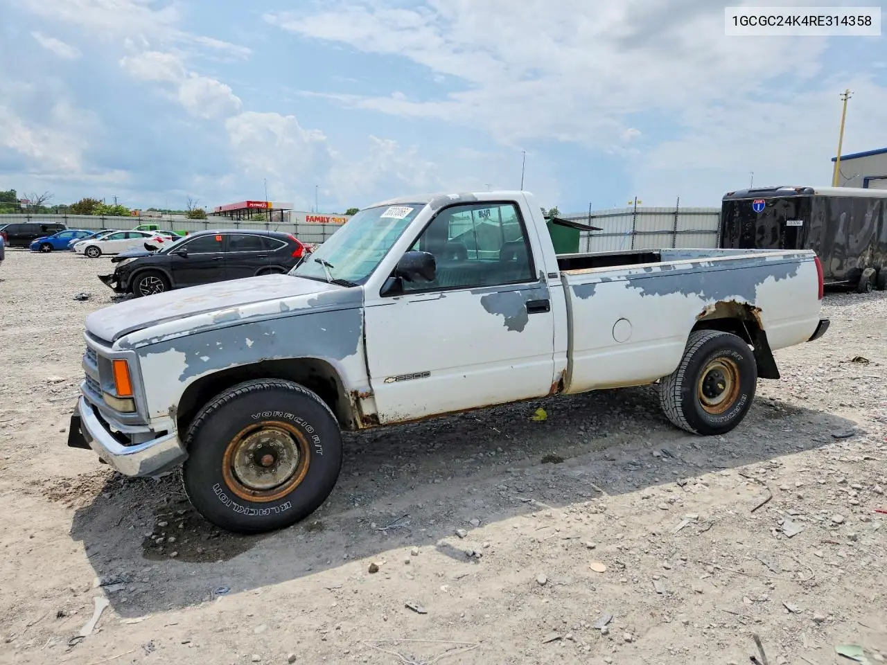 1994 Chevrolet Gmt-400 C2500 VIN: 1GCGC24K4RE314358 Lot: 58331066