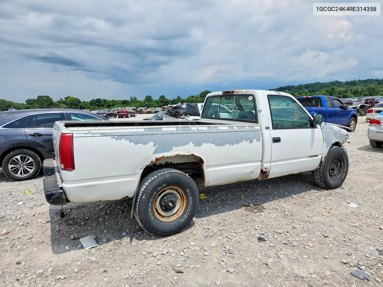 1994 Chevrolet Gmt-400 C2500 VIN: 1GCGC24K4RE314358 Lot: 58331066