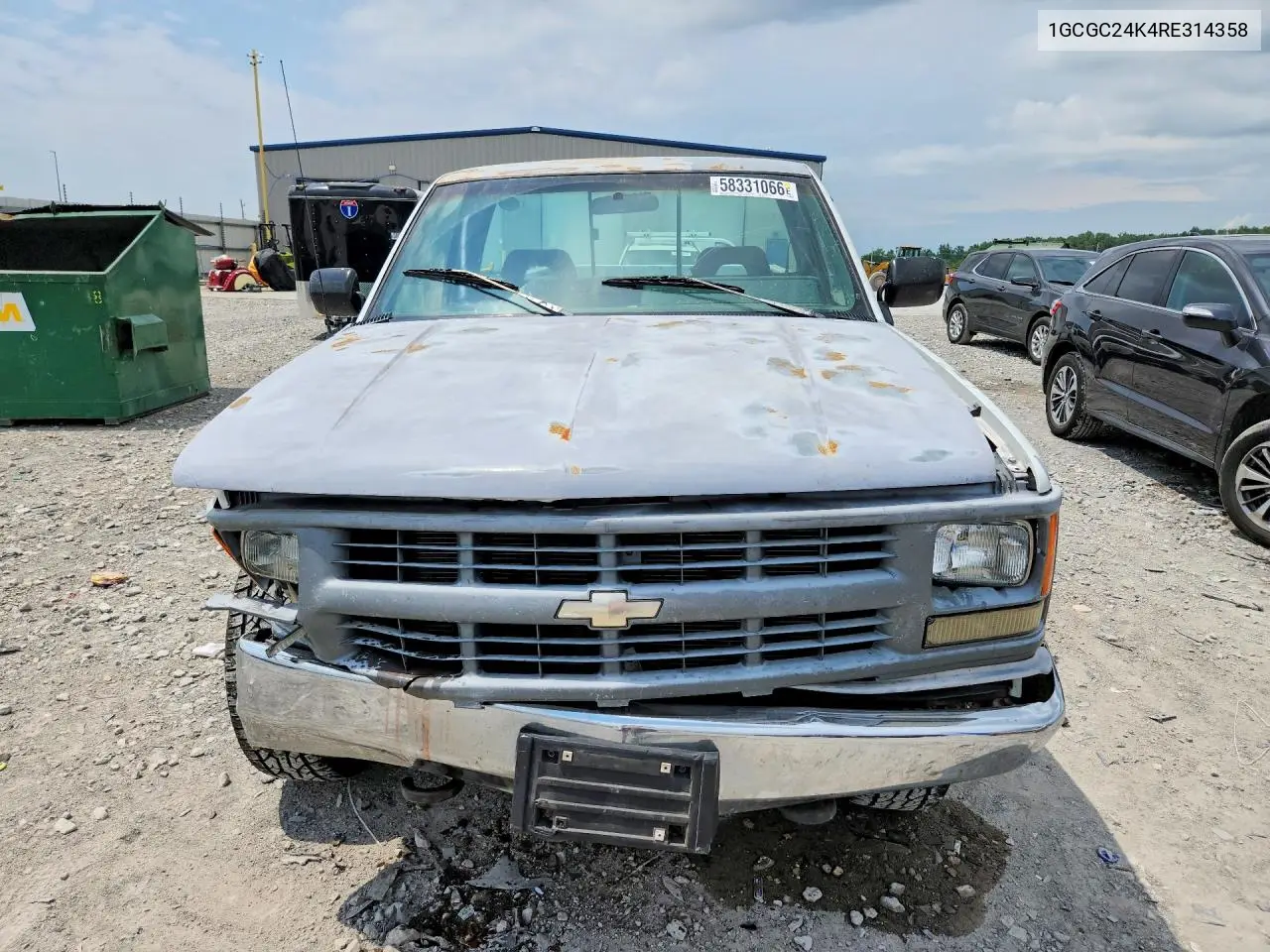 1994 Chevrolet Gmt-400 C2500 VIN: 1GCGC24K4RE314358 Lot: 58331066