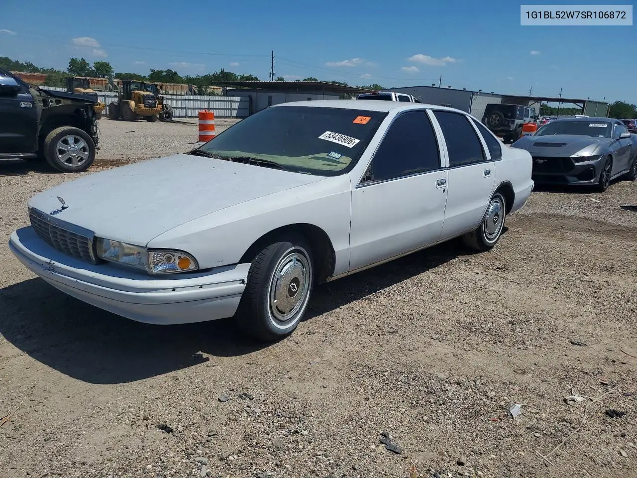 1995 Chevrolet Caprice Classic VIN: 1G1BL52W7SR106872 Lot: 53436906