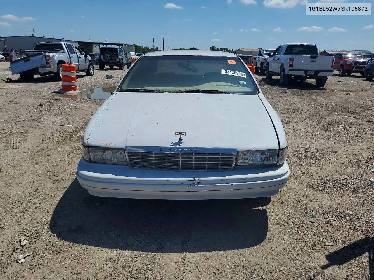 1995 Chevrolet Caprice Classic VIN: 1G1BL52W7SR106872 Lot: 53436906