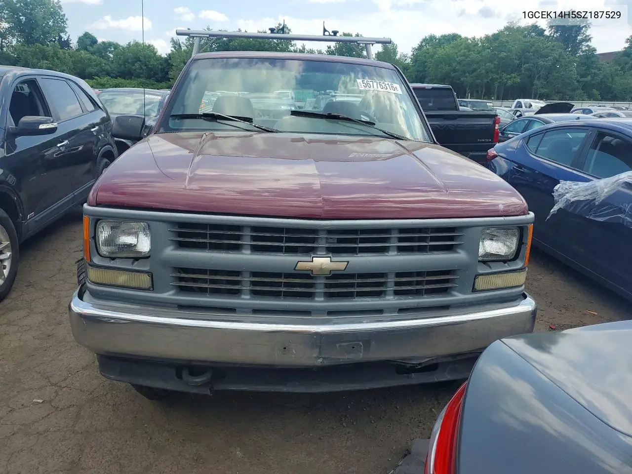 1995 Chevrolet Gmt-400 K1500 VIN: 1GCEK14H5SZ187529 Lot: 56776316