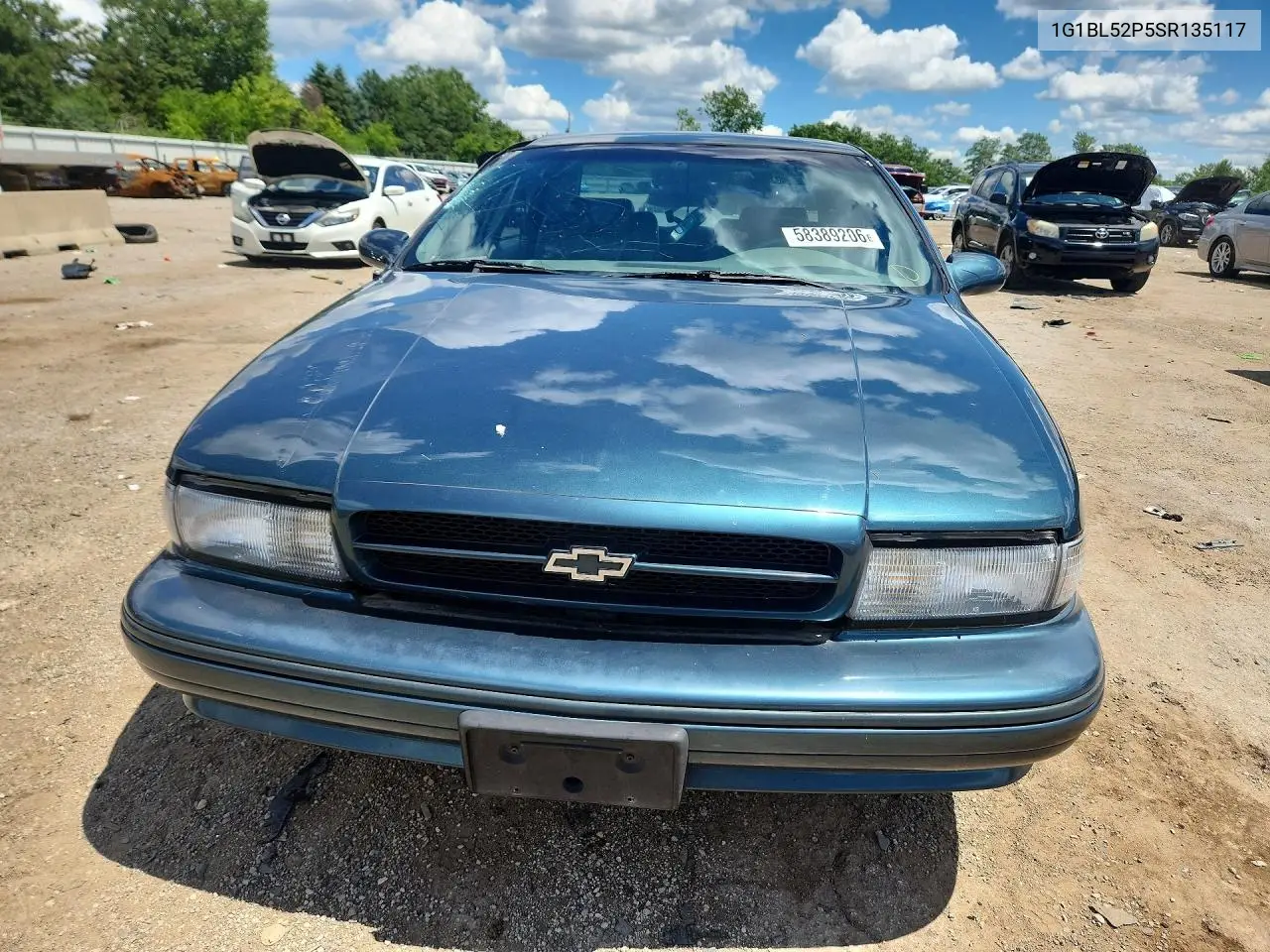 1995 Chevrolet Caprice / Impala Classic Ss VIN: 1G1BL52P5SR135117 Lot: 58389206