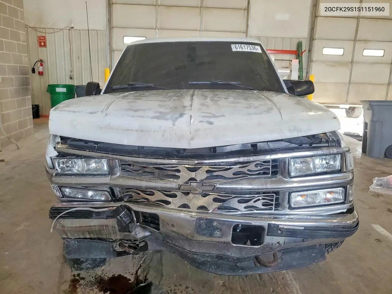 1995 Chevrolet 2500 4X4 VIN: 2GCFK29S1S1151960 Lot: 61617536