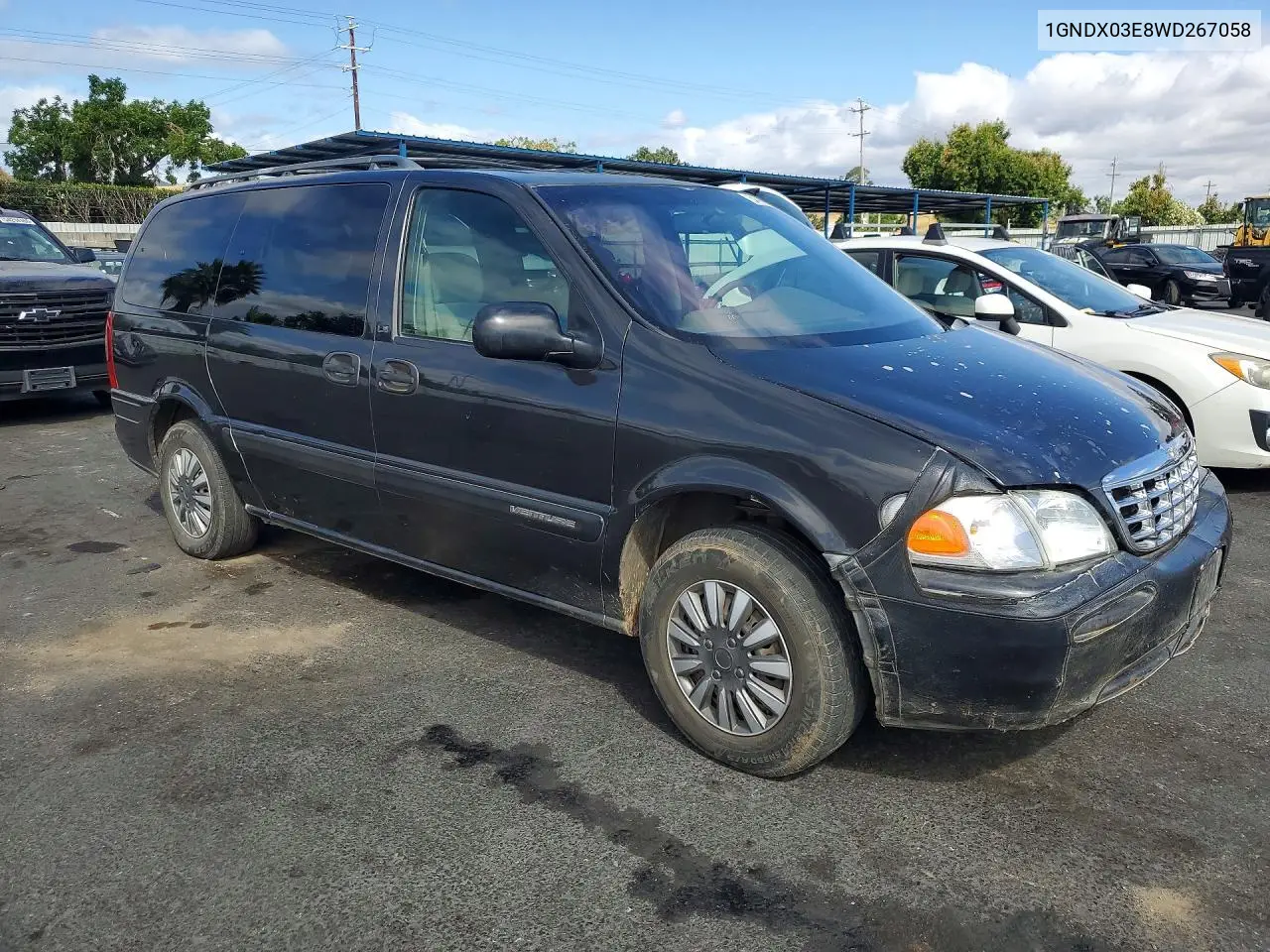 1998 Chevrolet Venture VIN: 1GNDX03E8WD267058 Lot: 54866586