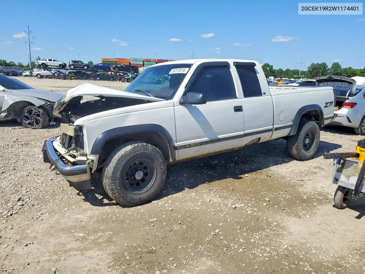1998 Chevrolet Gmt-400 VIN: 2GCEK19R2W1174401 Lot: 55313516