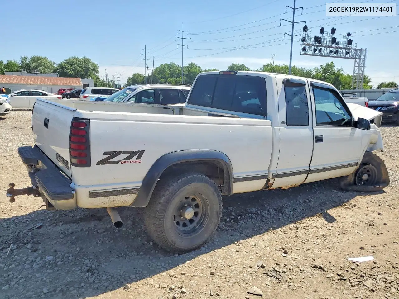 1998 Chevrolet Gmt-400 VIN: 2GCEK19R2W1174401 Lot: 55313516