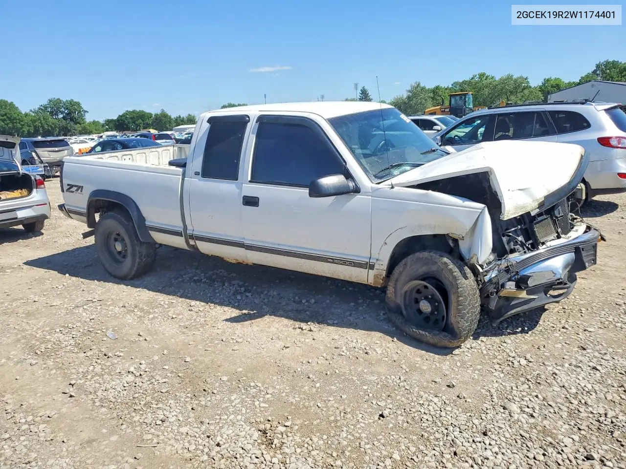 1998 Chevrolet Gmt-400 VIN: 2GCEK19R2W1174401 Lot: 55313516