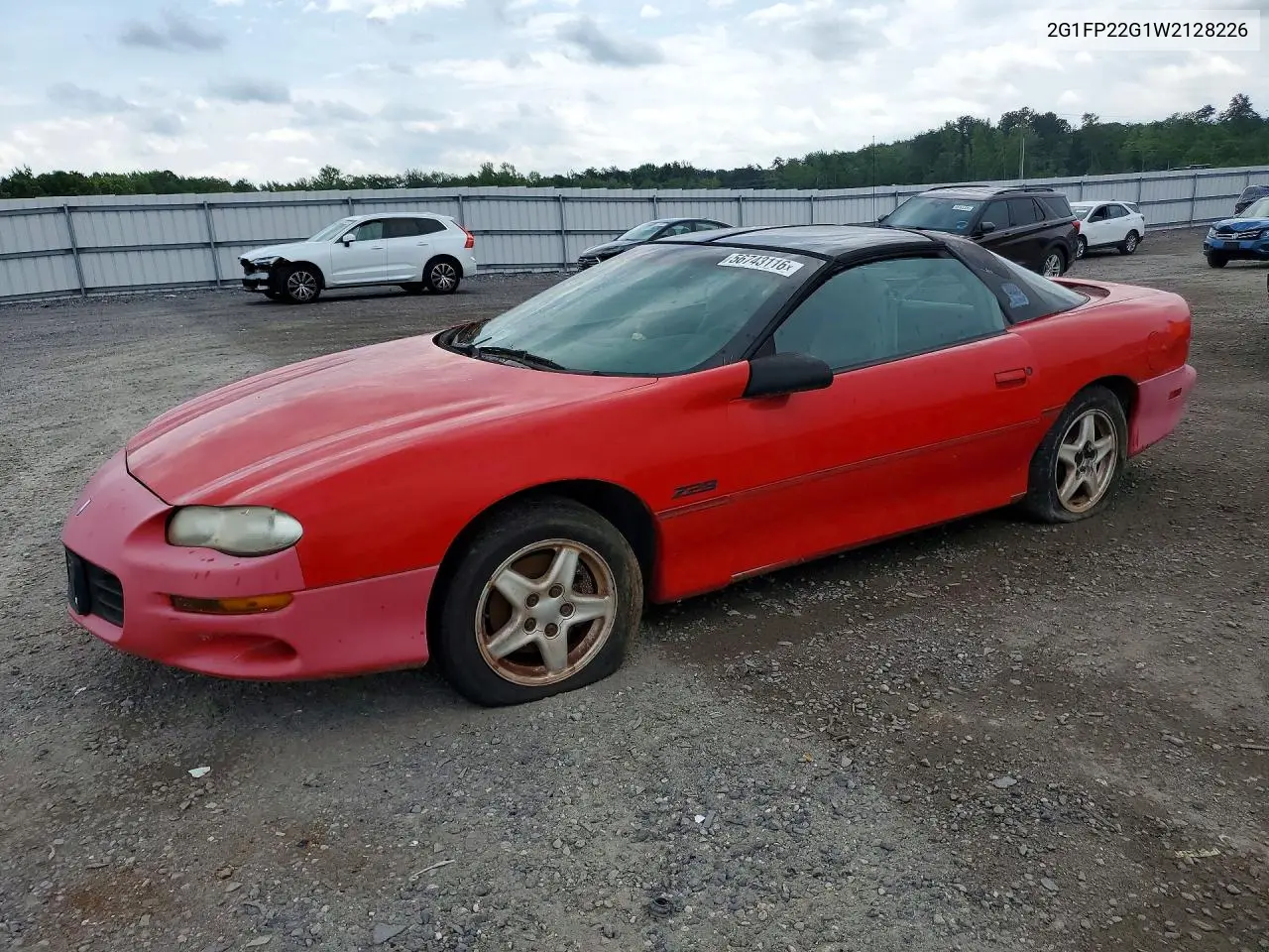 1998 Chevrolet Camaro Z28 VIN: 2G1FP22G1W2128226 Lot: 56743116