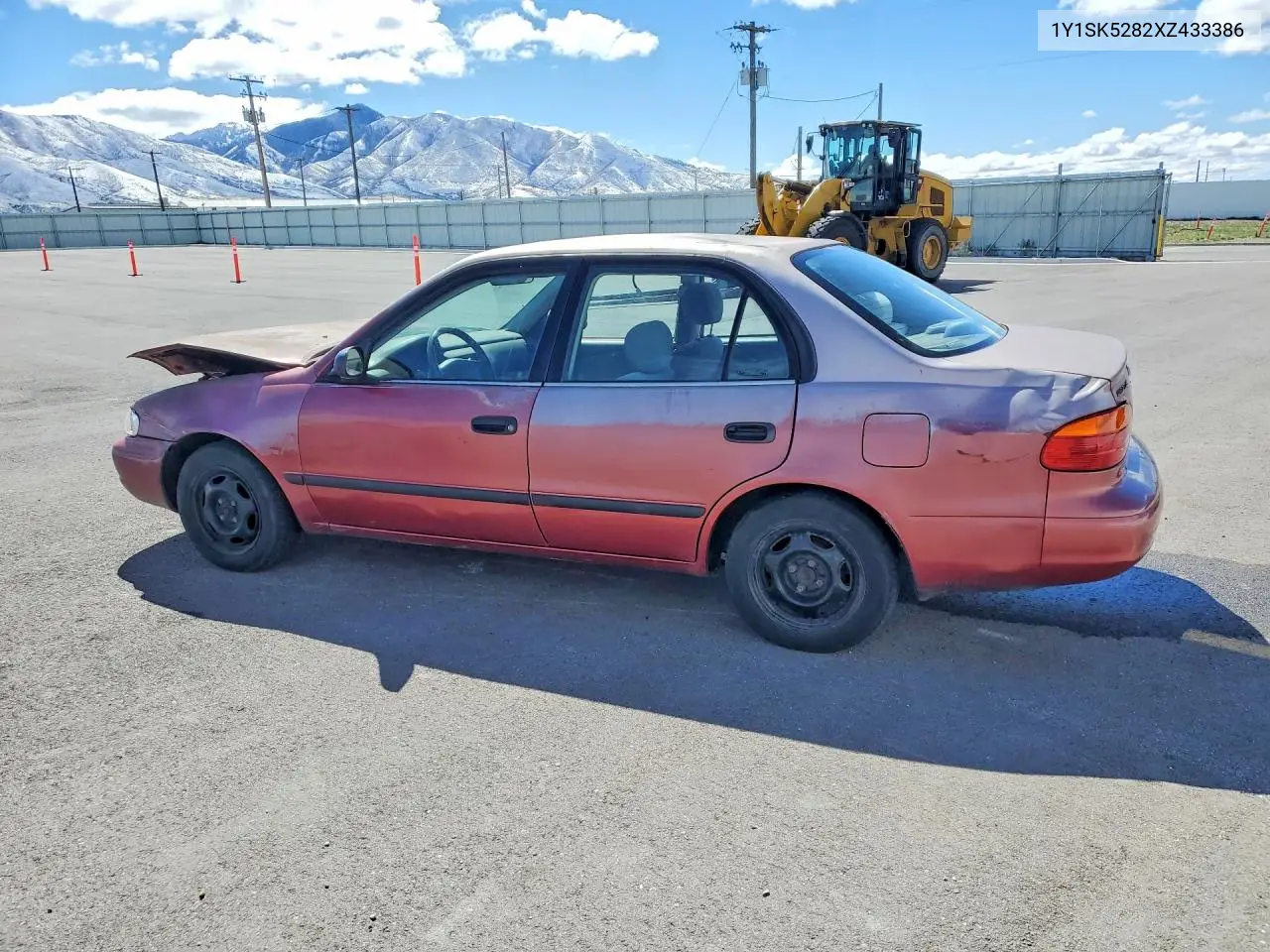 1999 Chevrolet Geo Prizm Base VIN: 1Y1SK5282XZ433386 Lot: 48695886
