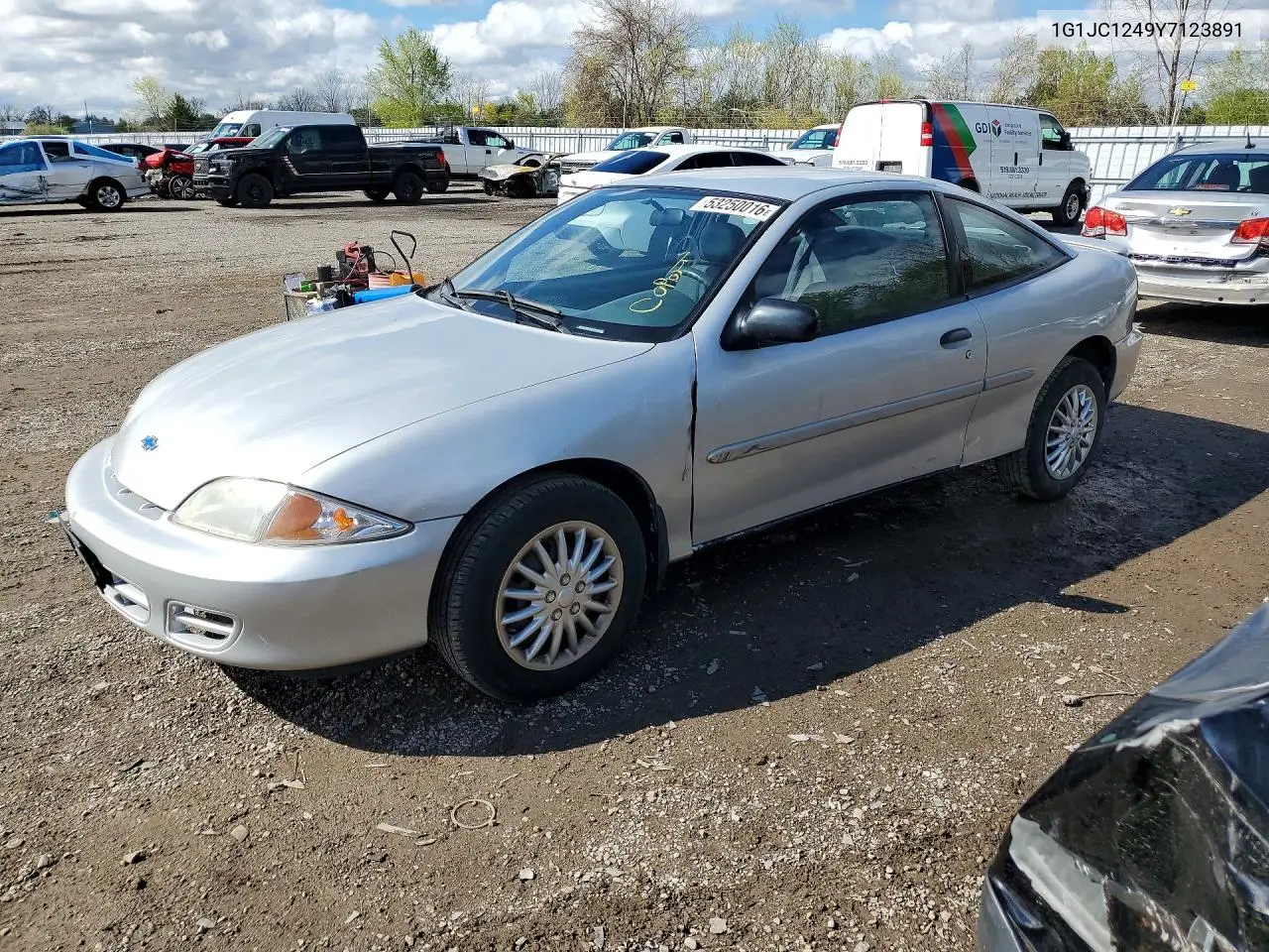 2000 Chevrolet Cavalier VIN: 1G1JC1249Y7123891 Lot: 53250016