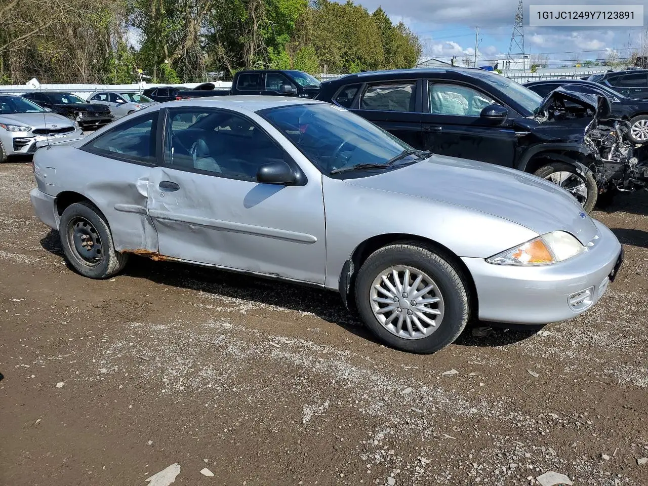 2000 Chevrolet Cavalier VIN: 1G1JC1249Y7123891 Lot: 53250016