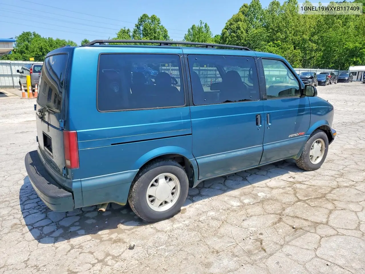 2000 Chevrolet Astro VIN: 1GNEL19WXYB117409 Lot: 55065726