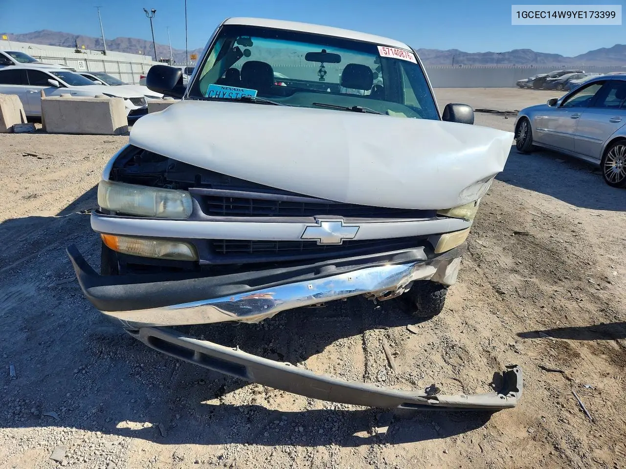 2000 Chevrolet Silverado C1500 VIN: 1GCEC14W9YE173399 Lot: 57140876