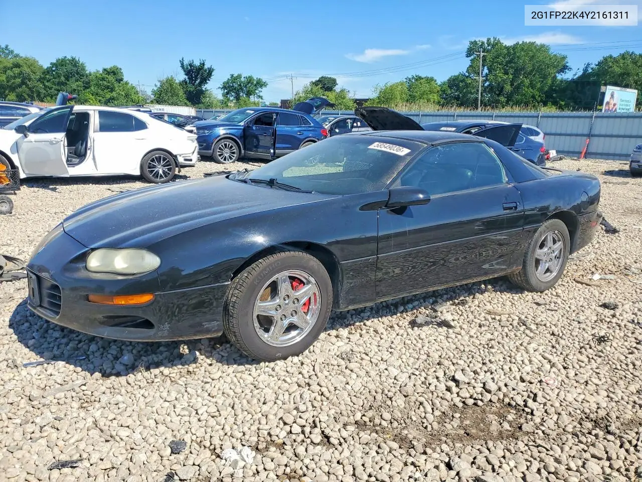 2000 Chevrolet Camaro VIN: 2G1FP22K4Y2161311 Lot: 58549036