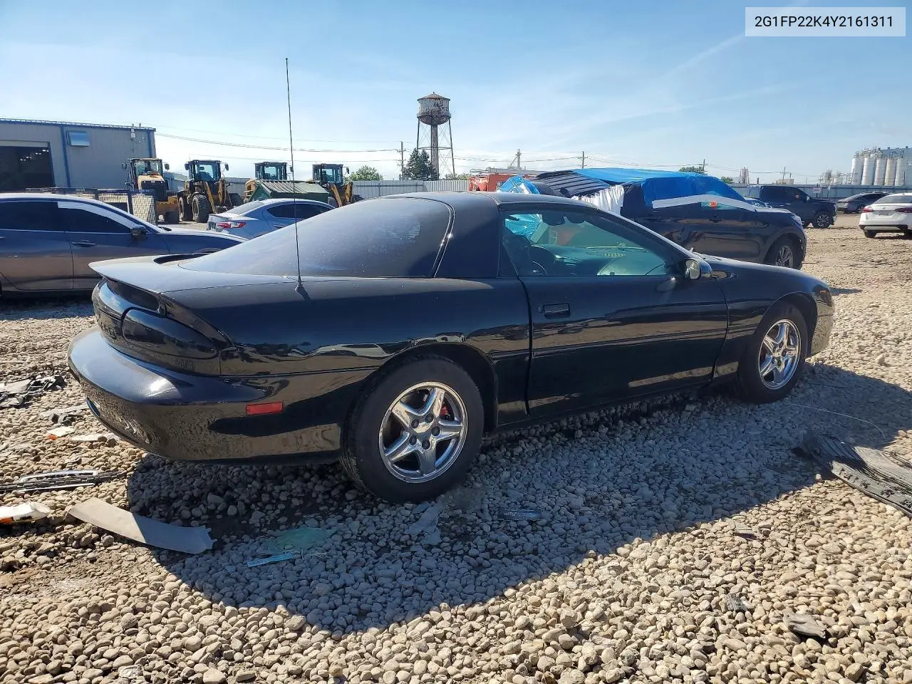 2000 Chevrolet Camaro VIN: 2G1FP22K4Y2161311 Lot: 58549036