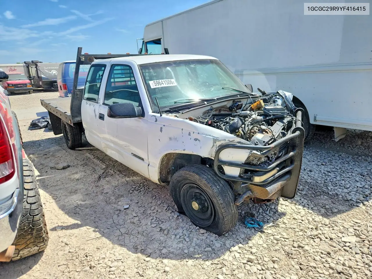 2000 Chevrolet Gmt-400 C2500 VIN: 1GCGC29R9YF416415 Lot: 59641506