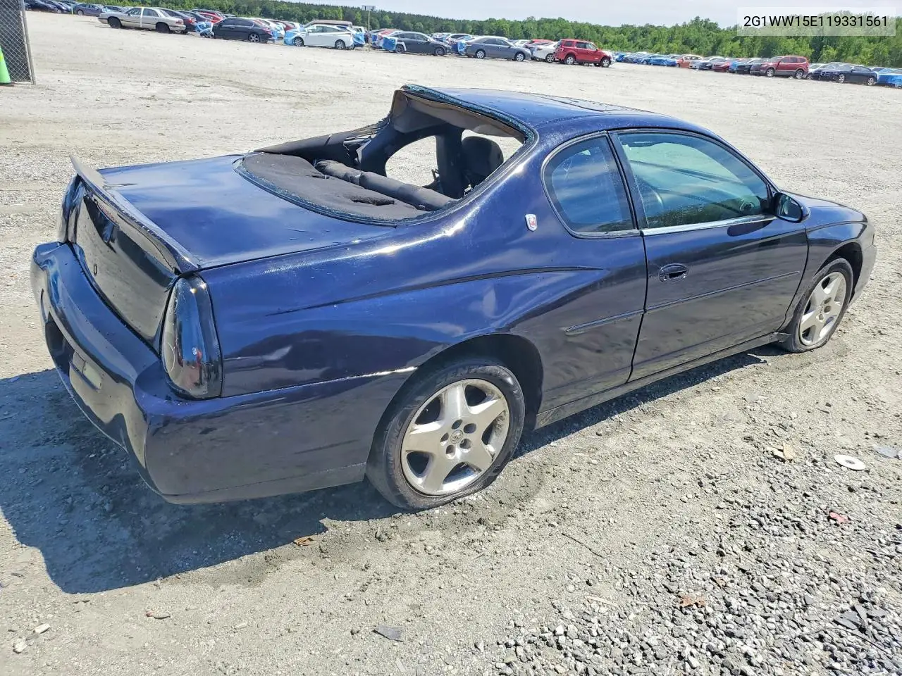 2001 Chevrolet Monte Carlo Ls VIN: 2G1WW15E119331561 Lot: 53364126