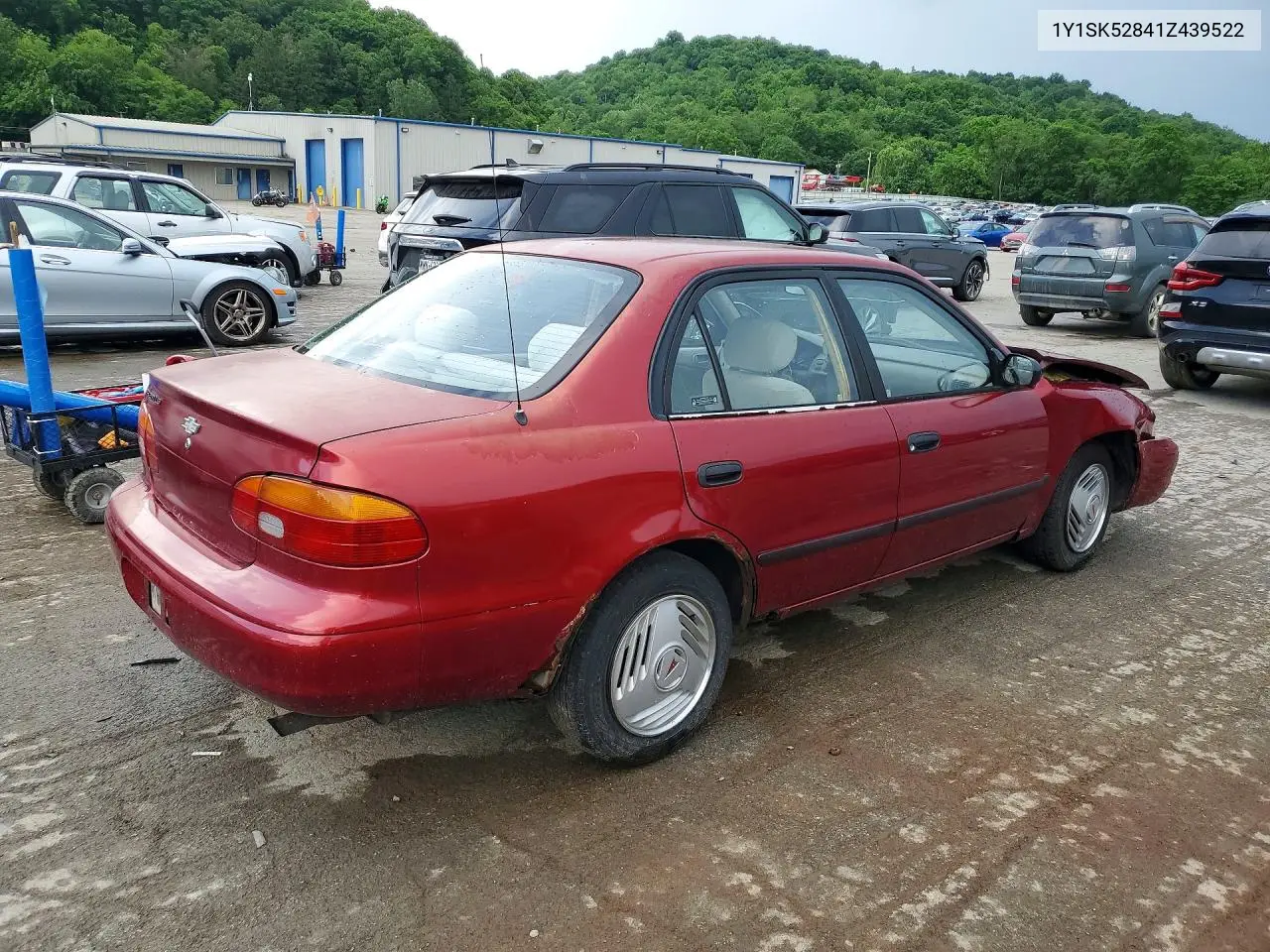 2001 Chevrolet Geo Prizm Base VIN: 1Y1SK52841Z439522 Lot: 57077696