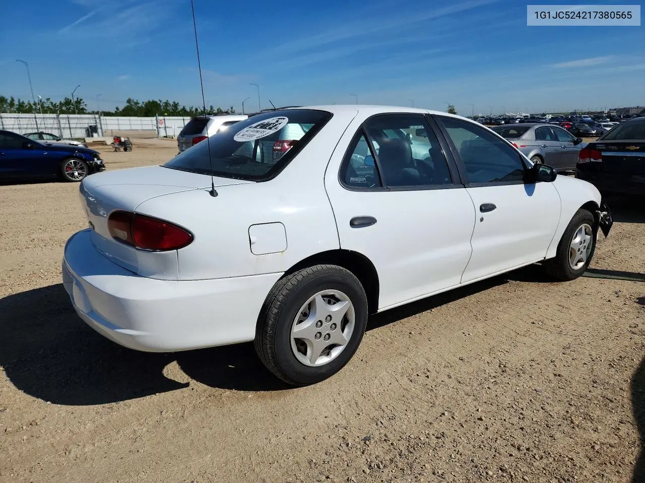 2001 Chevrolet Cavalier Base VIN: 1G1JC524217380565 Lot: 57557236