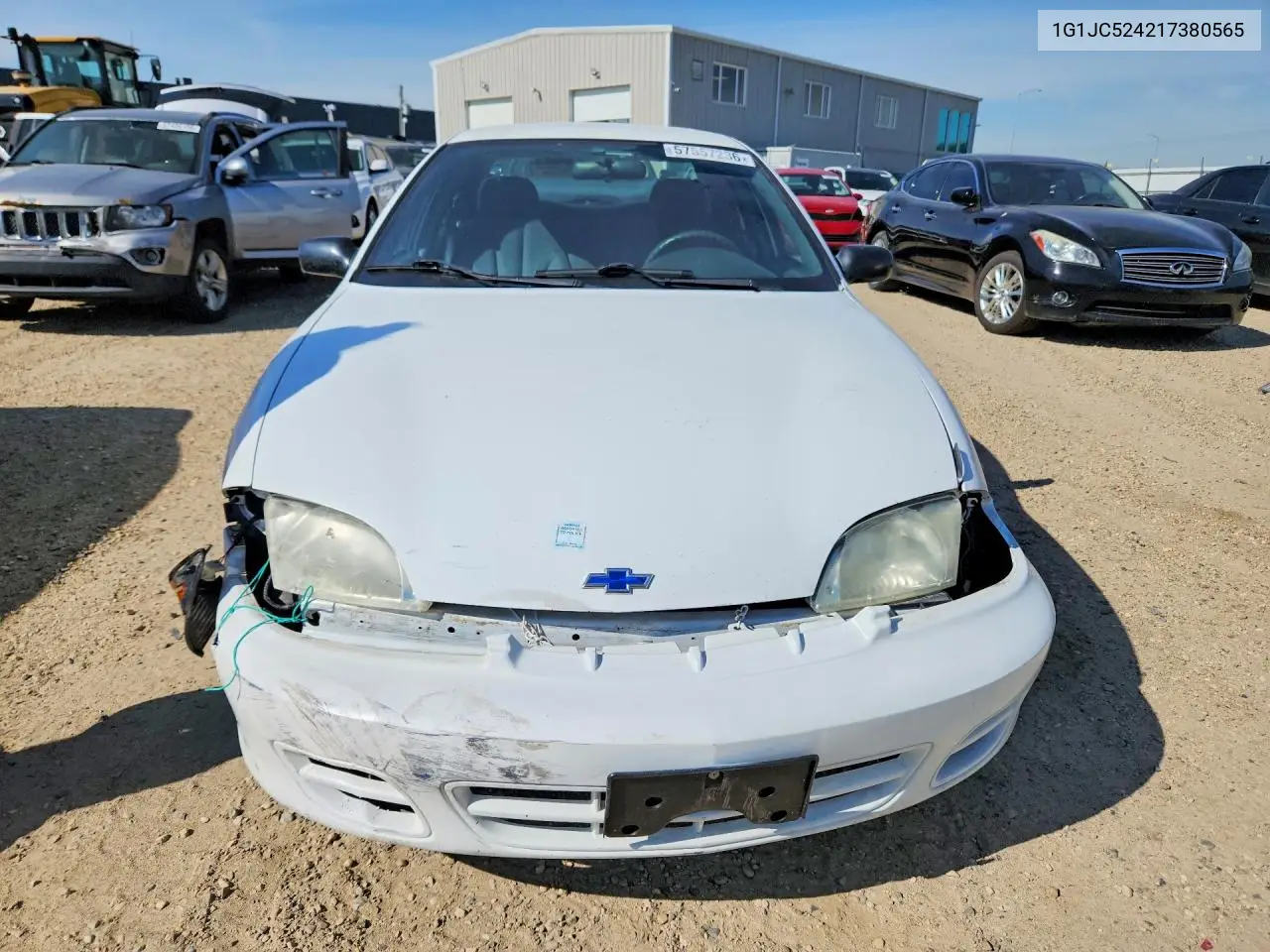 2001 Chevrolet Cavalier Base VIN: 1G1JC524217380565 Lot: 57557236
