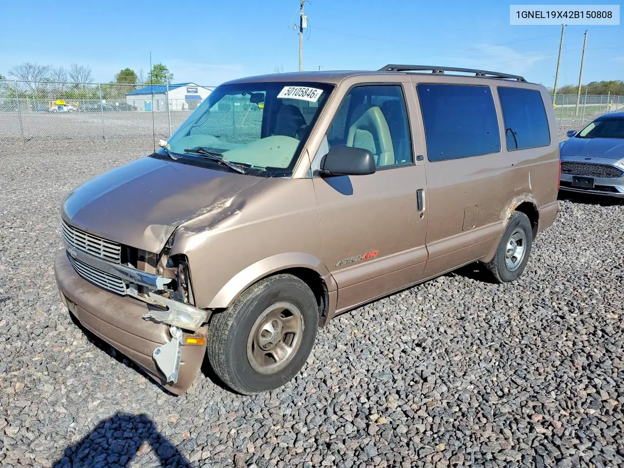 2002 Chevrolet Astro VIN: 1GNEL19X42B150808 Lot: 50105846