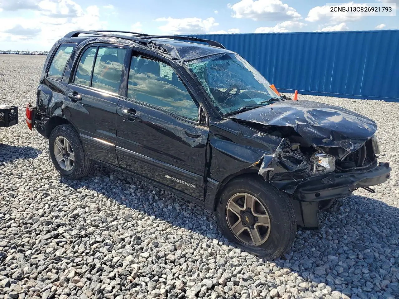 2002 Chevrolet Tracker VIN: 2CNBJ13C826921793 Lot: 53765526