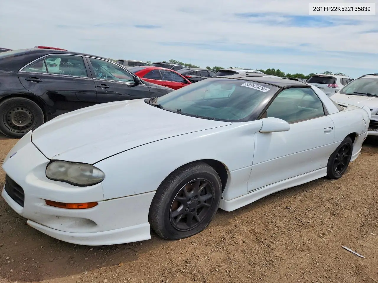 2002 Chevrolet Camaro VIN: 2G1FP22K522135839 Lot: 55965426