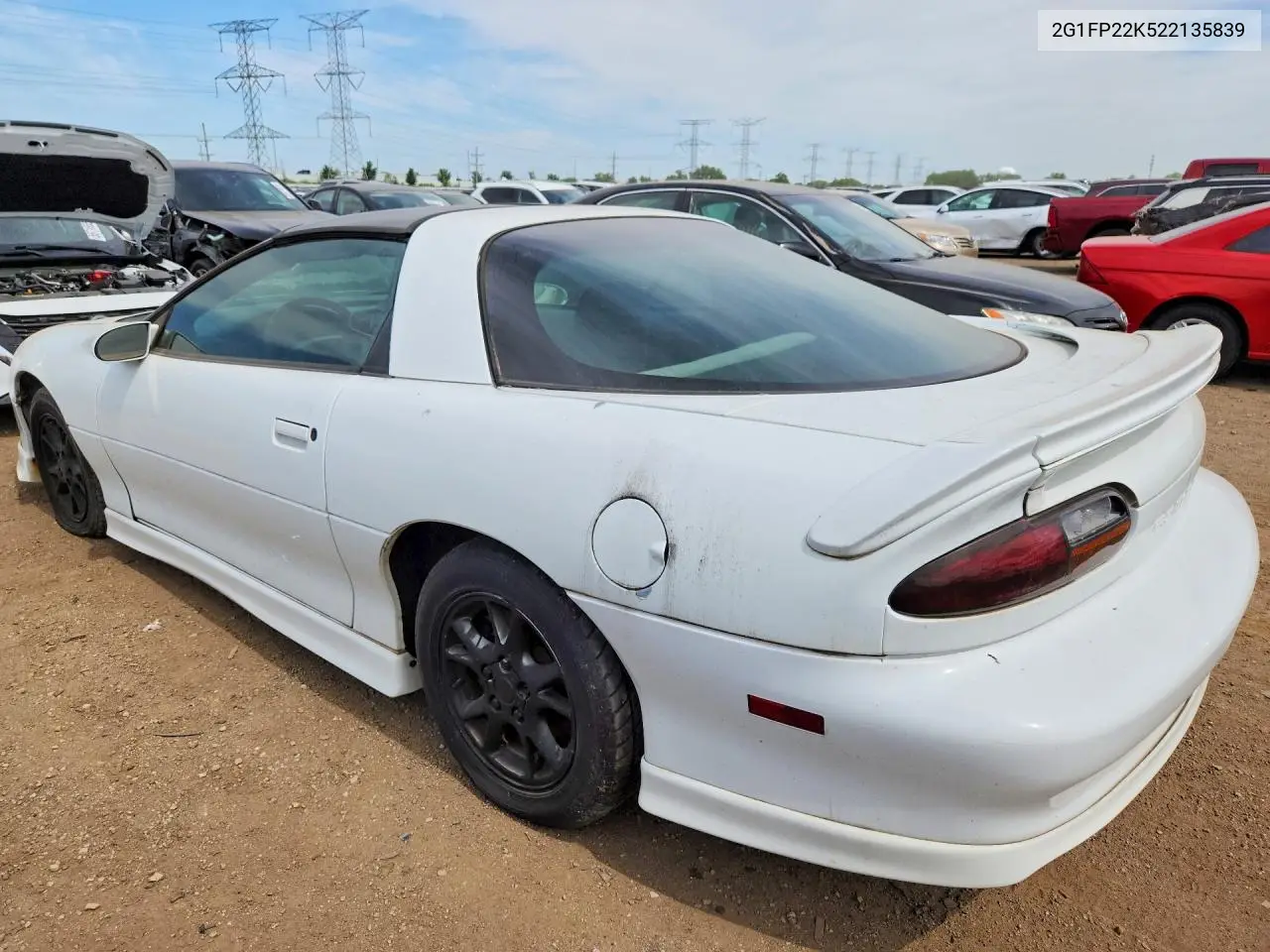 2002 Chevrolet Camaro VIN: 2G1FP22K522135839 Lot: 55965426