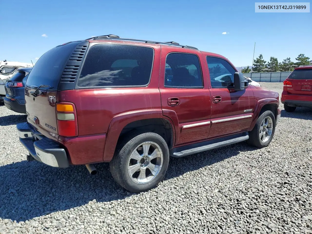 2002 Chevrolet Tahoe K1500 VIN: 1GNEK13T42J319899 Lot: 56524696