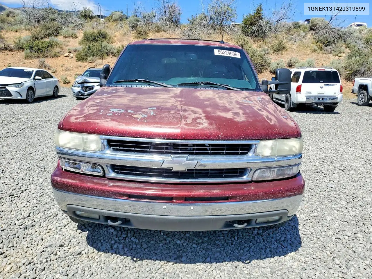 2002 Chevrolet Tahoe K1500 VIN: 1GNEK13T42J319899 Lot: 56524696