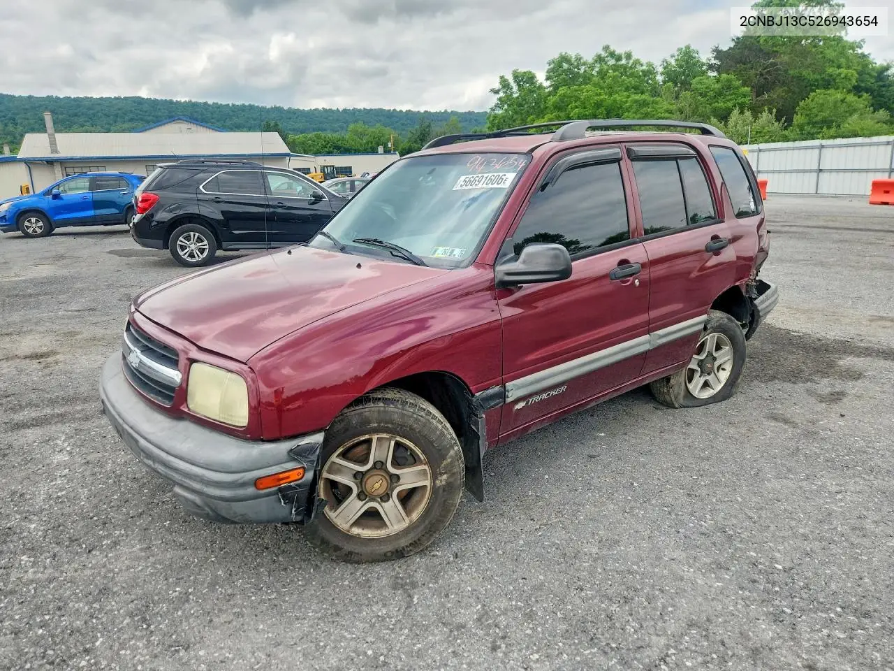 2002 Chevrolet Tracker VIN: 2CNBJ13C526943654 Lot: 56691606