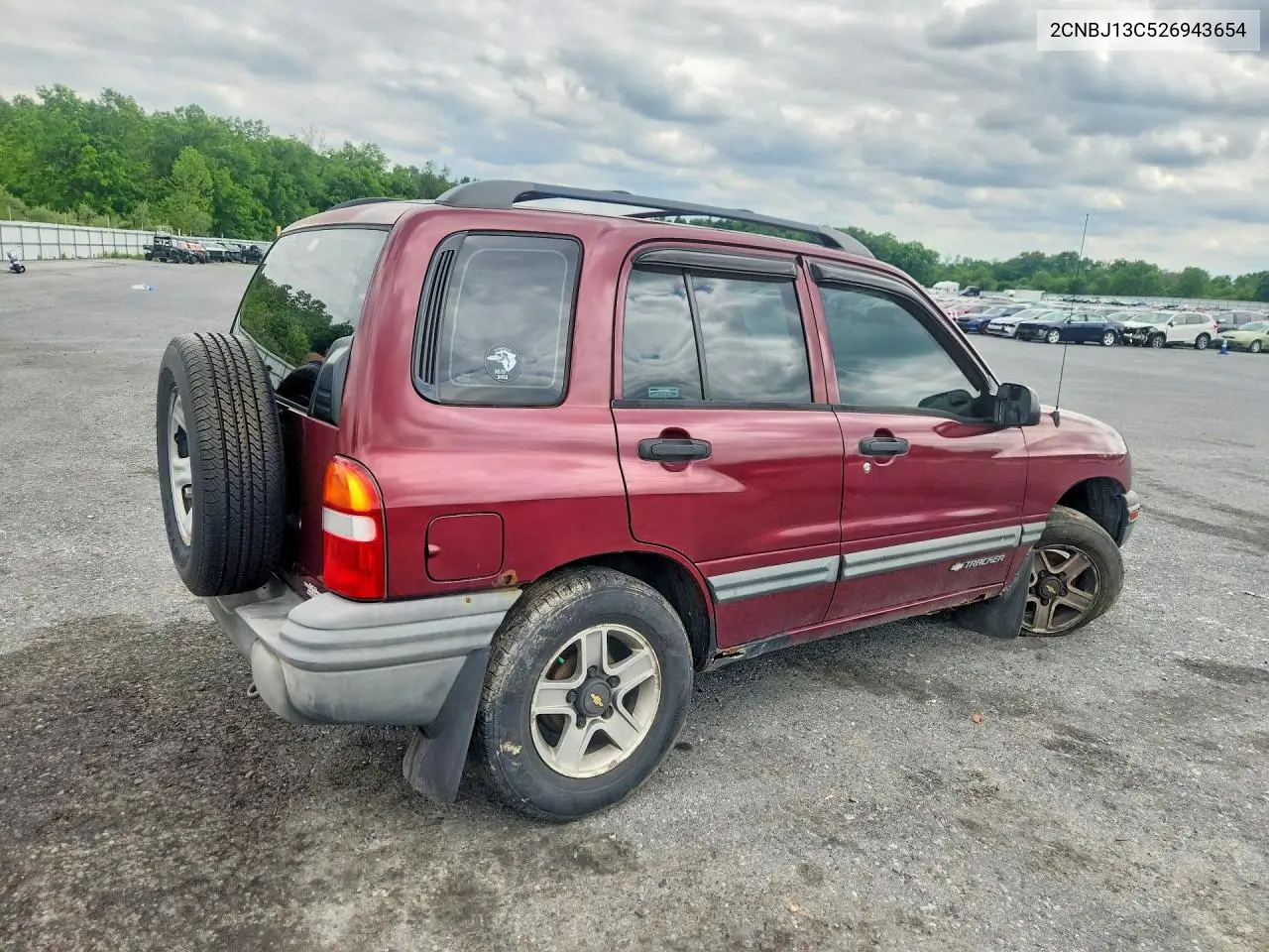 2002 Chevrolet Tracker VIN: 2CNBJ13C526943654 Lot: 56691606