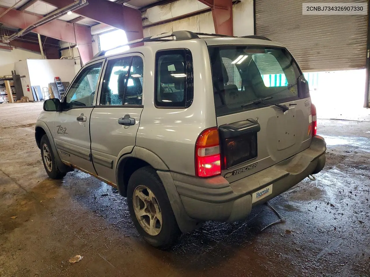 2002 Chevrolet Tracker Zr2 VIN: 2CNBJ734326907330 Lot: 56775846