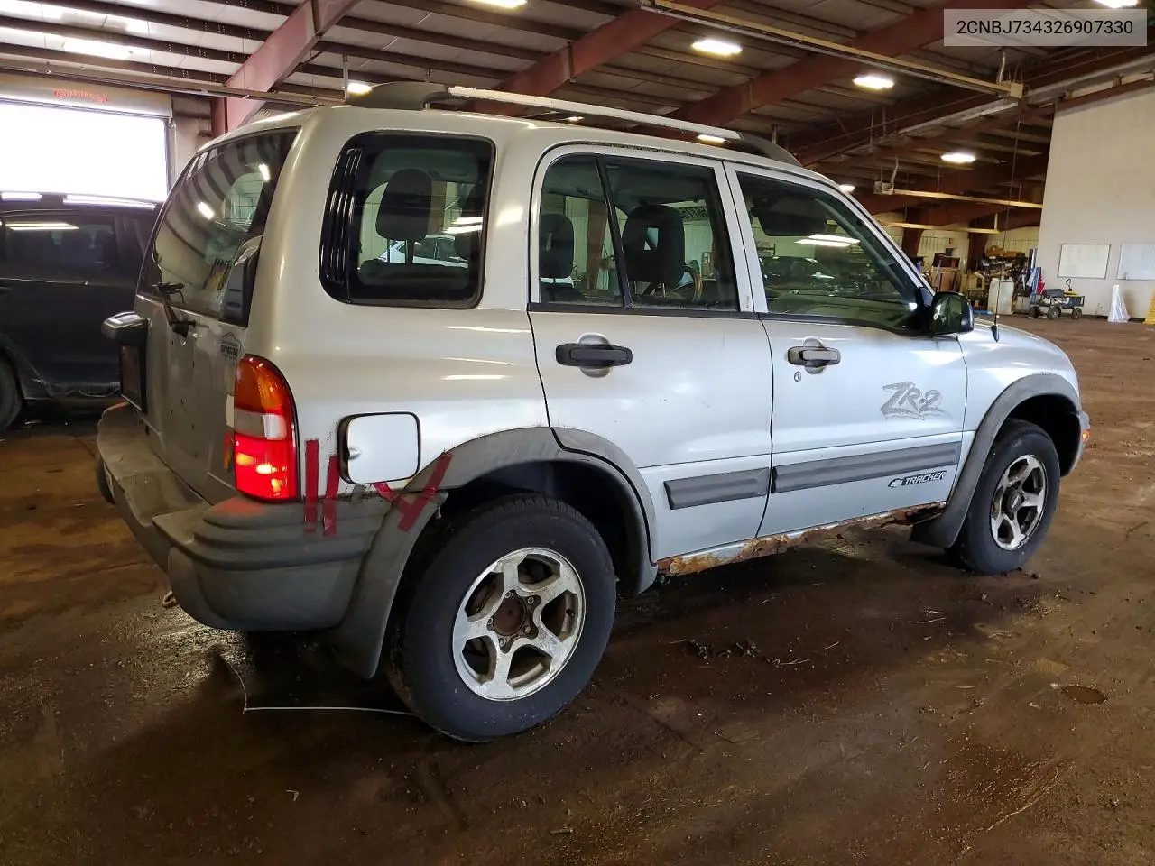 2002 Chevrolet Tracker Zr2 VIN: 2CNBJ734326907330 Lot: 56775846
