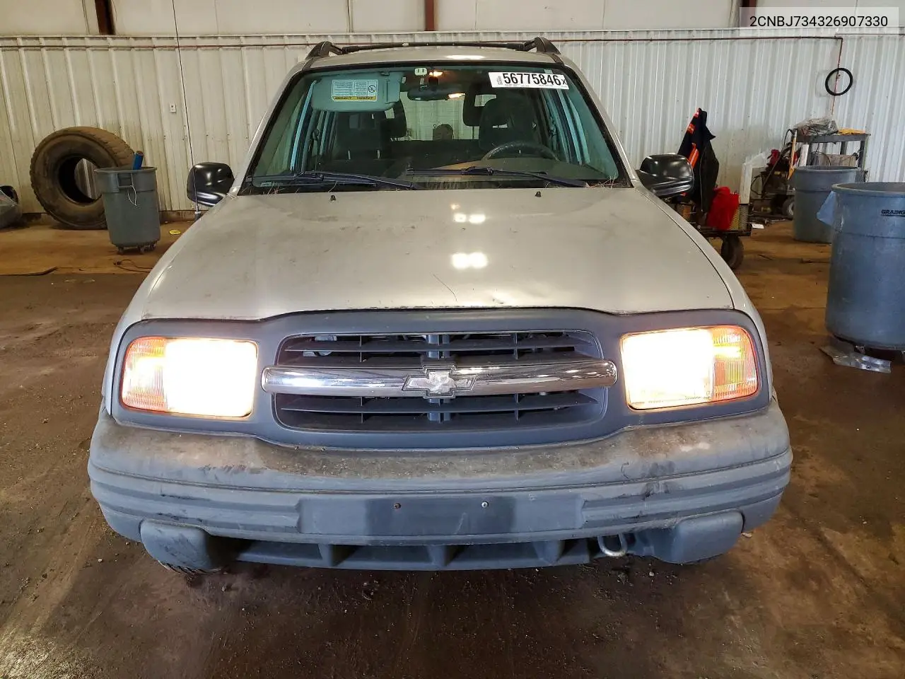 2002 Chevrolet Tracker Zr2 VIN: 2CNBJ734326907330 Lot: 56775846