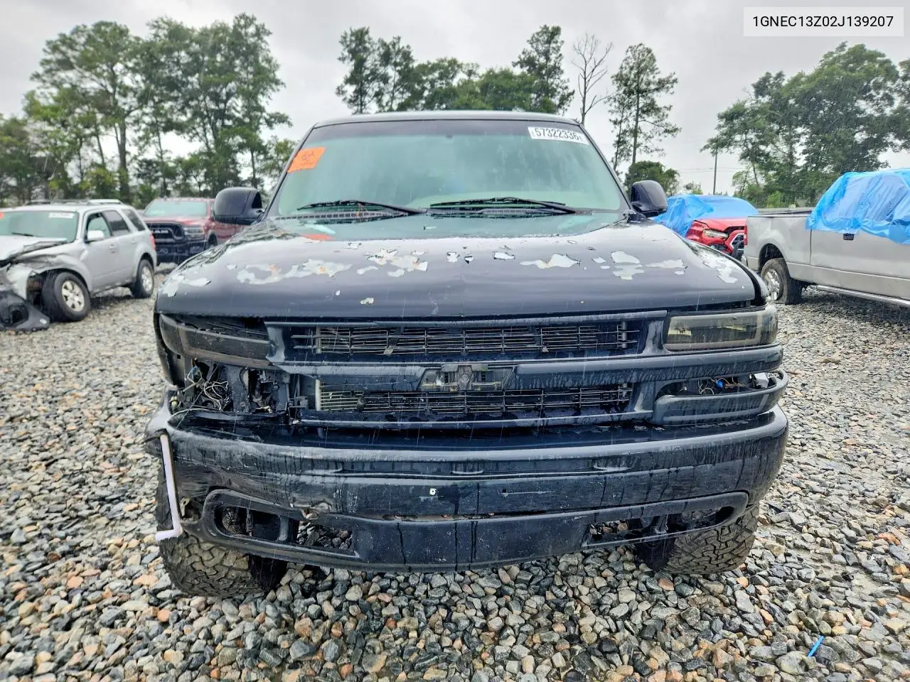 2002 Chevrolet Tahoe C1500 VIN: 1GNEC13Z02J139207 Lot: 57322336