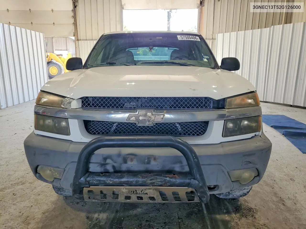 2002 Chevrolet Avalanche C1500 VIN: 3GNEC13T52G126000 Lot: 57500406