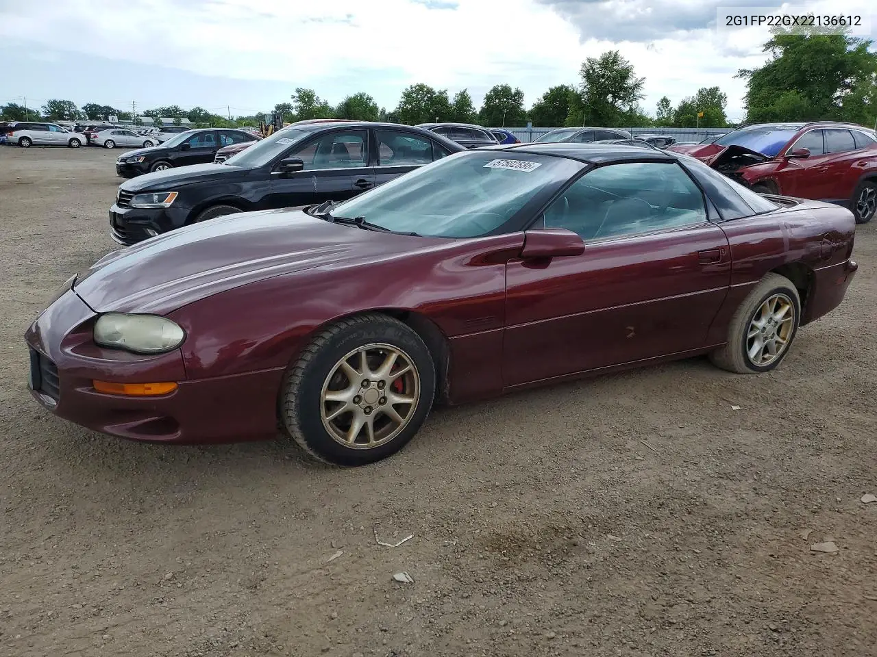 2002 Chevrolet Camaro Z28 VIN: 2G1FP22GX22136612 Lot: 57502886