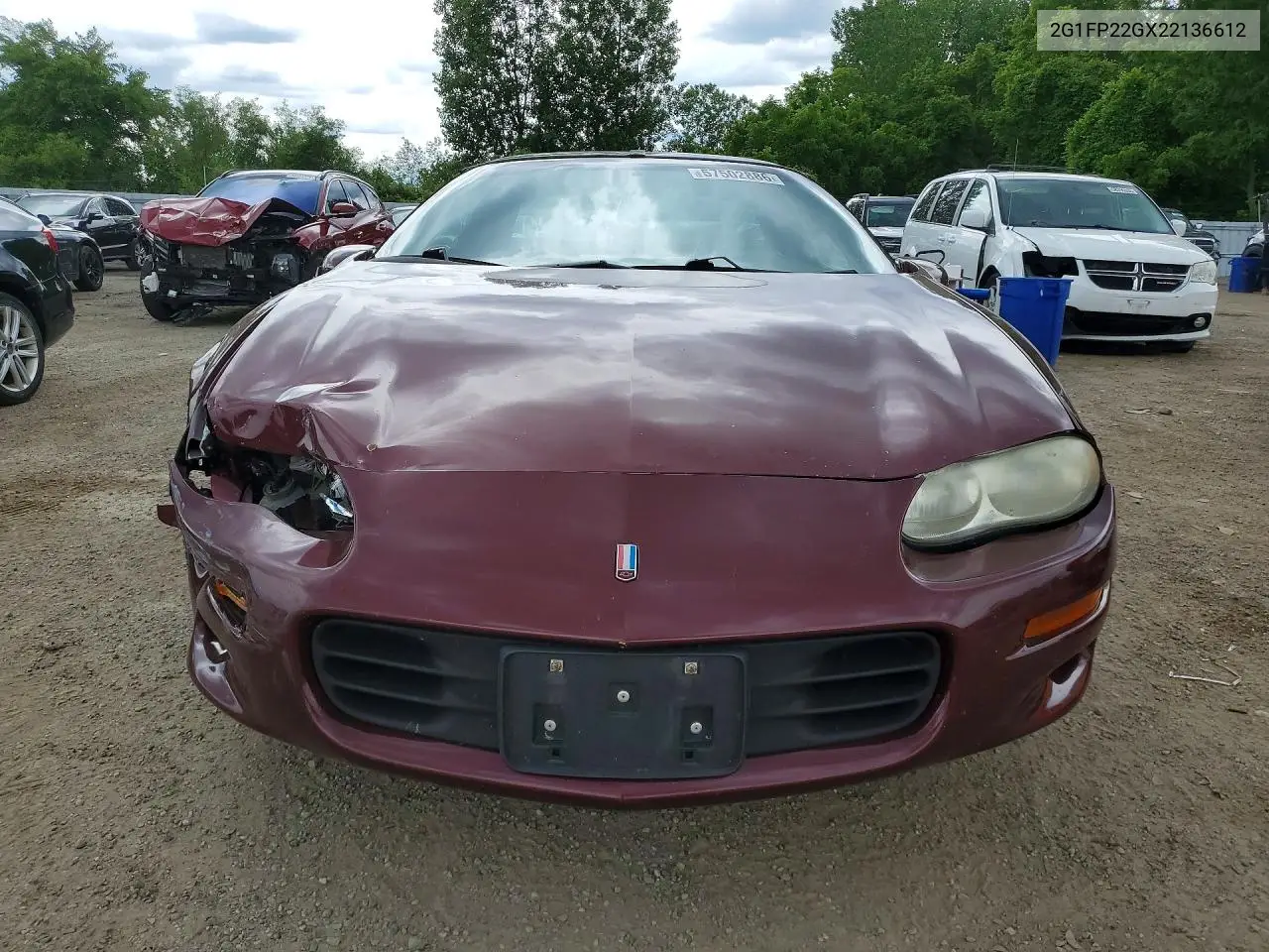 2002 Chevrolet Camaro Z28 VIN: 2G1FP22GX22136612 Lot: 57502886