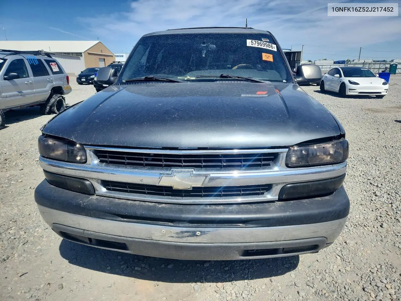 2002 Chevrolet Suburban K1500 VIN: 1GNFK16Z52J217452 Lot: 57969986