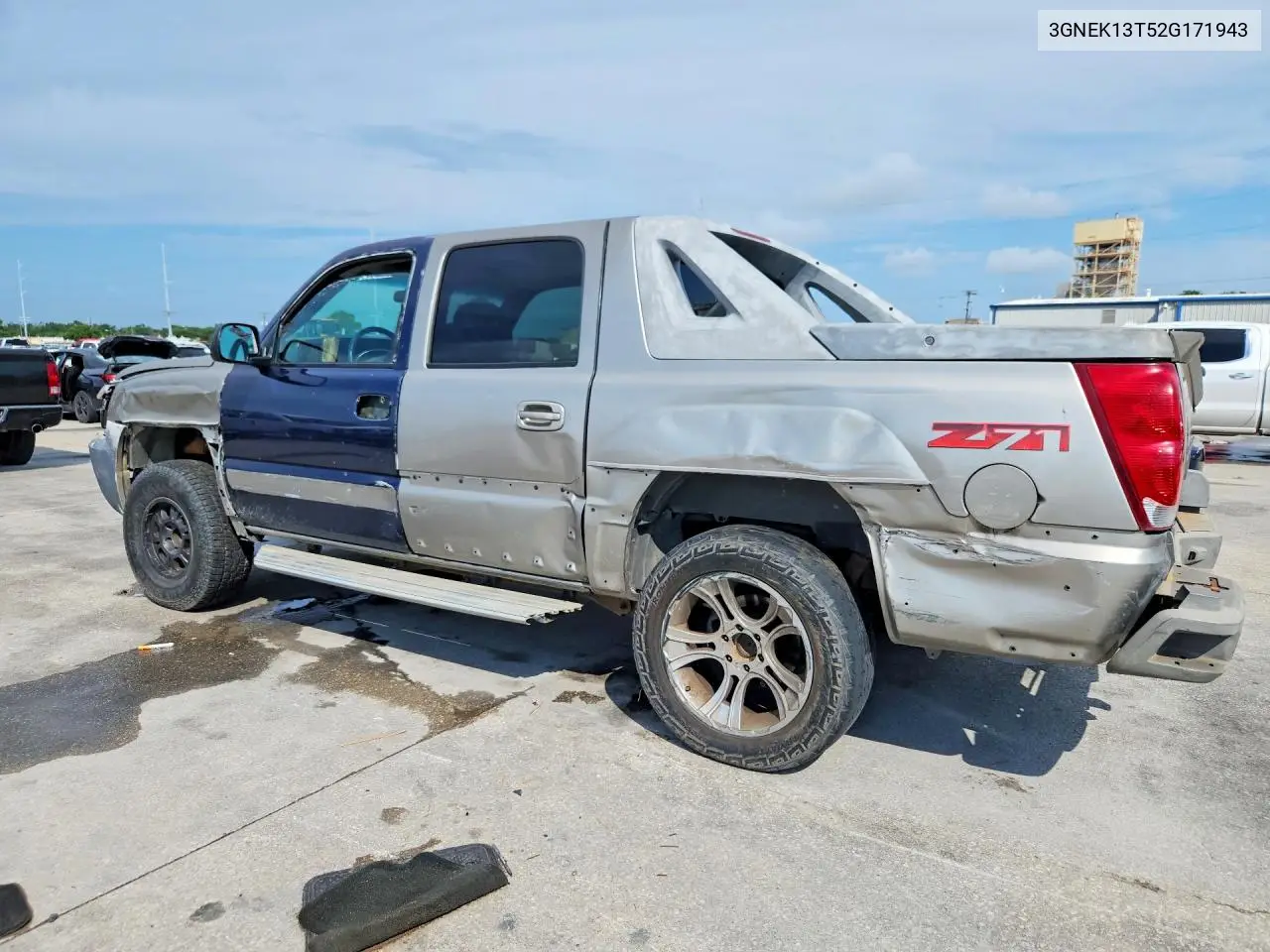 2002 Chevrolet Avalanche K1500 VIN: 3GNEK13T52G171943 Lot: 59671346
