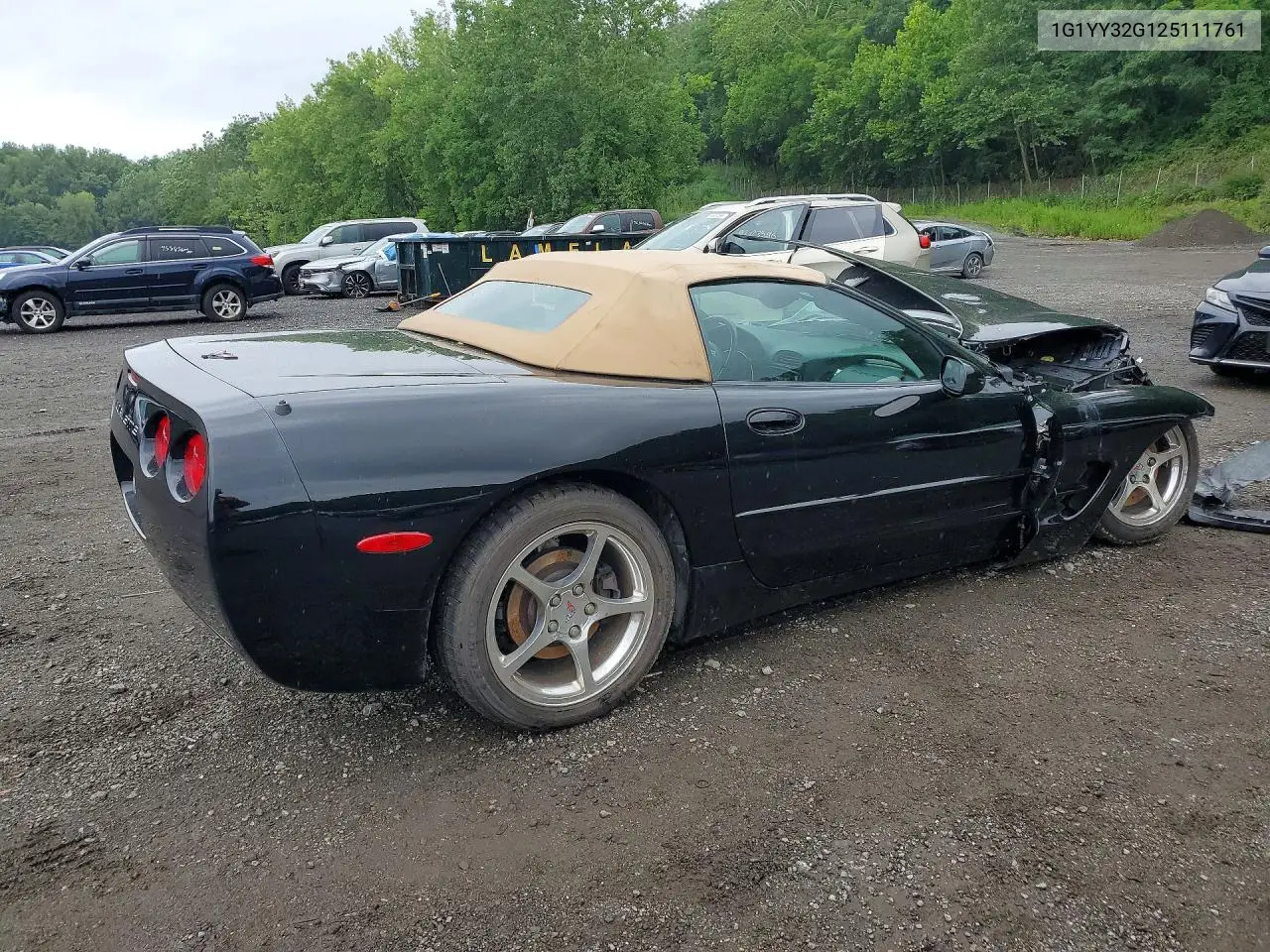 2002 Chevrolet Corvette VIN: 1G1YY32G125111761 Lot: 59852706
