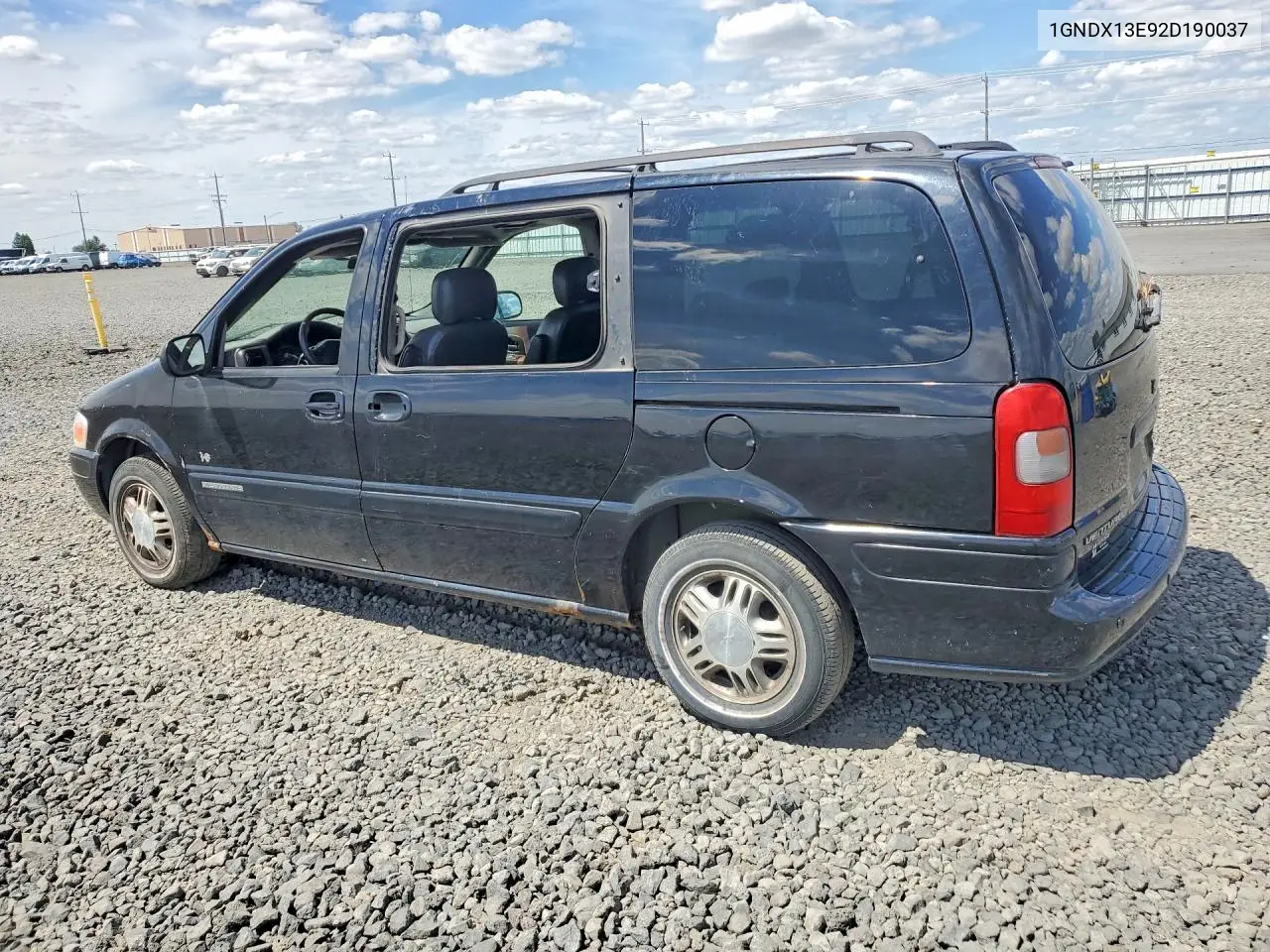 2002 Chevrolet Venture Luxury VIN: 1GNDX13E92D190037 Lot: 60017316