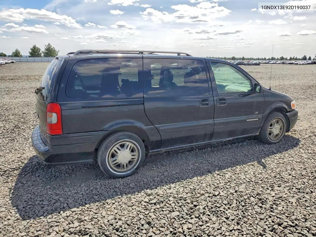 2002 Chevrolet Venture Luxury VIN: 1GNDX13E92D190037 Lot: 60017316